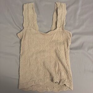 baby pink fp love letter tank top